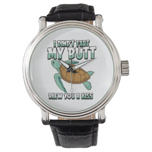 Sea Turtle Humourous Watch