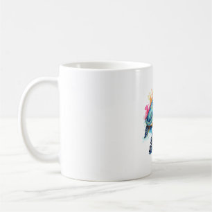 Sea Turtle in Colourful Watercolor Coffee Mug