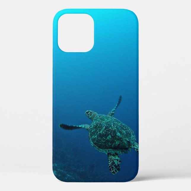 SEA TURTLE IN WATER Case-Mate iPhone CASE (Back)