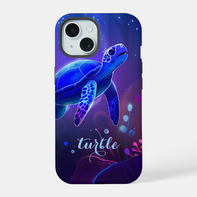 Sea Turtle iPhone 15 Case (Back)
