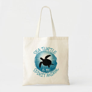 Sea Turtle Is My Spirit Animal Tote Bag