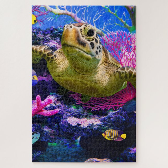 Sea Turtle Jigsaw Puzzle (Vertical)