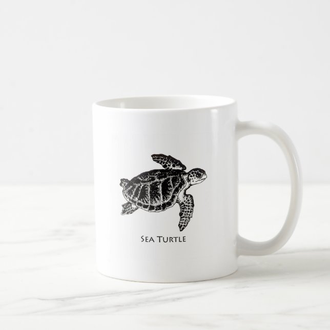 Sea Turtle (Kemp's Ridley) Coffee Mug (Right)