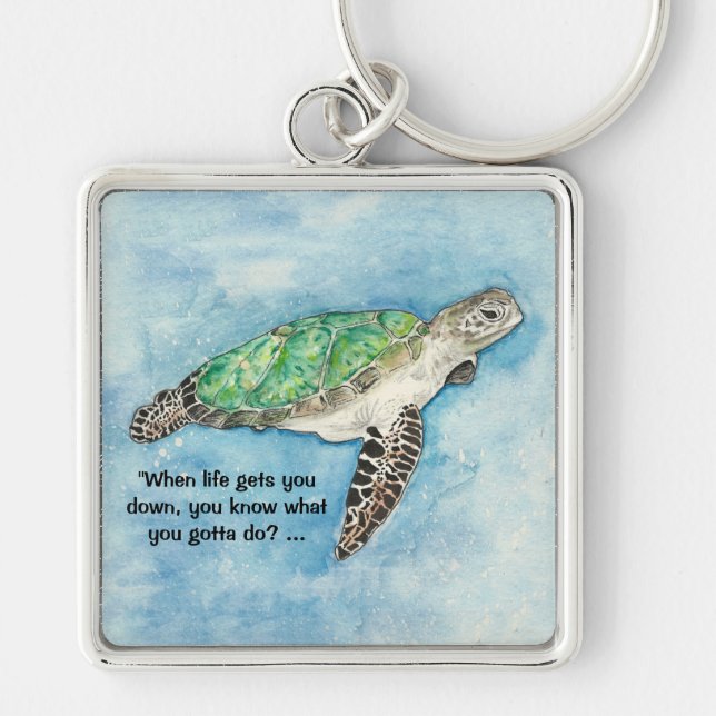 Sea Turtle Key Ring (Front)