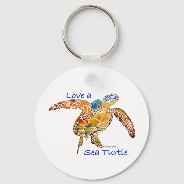 Sea Turtle Key Ring (Front)