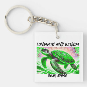 Sea turtle key ring