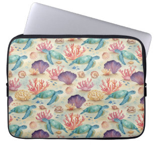 Sea Turtle Laptop Sleeve