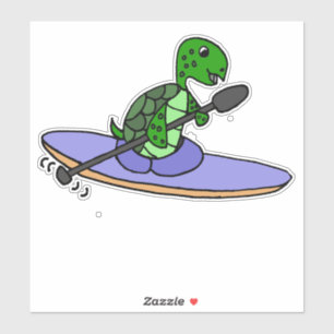 Sea Turtle Large 8" x 8" Custom-Cut Vinyl Stickers