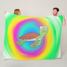Sea Turtle Large Blanket