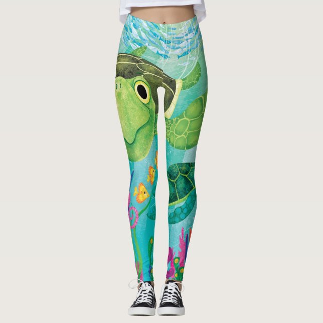 Sea Turtle Leggings (Front)