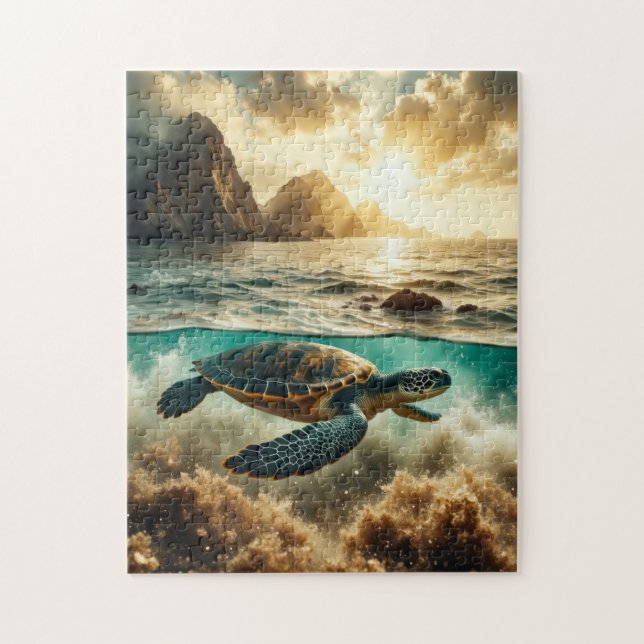 Sea Turtle Life Jigsaw Puzzle (Vertical)