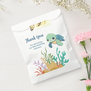 Sea Turtle Little Hatchling Baby Shower Favour Bags