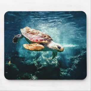 Sea Turtle Loggerhead  Mouse Mat