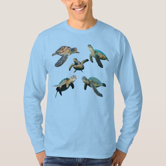 Sea Turtle Long T-Shirt (Front)