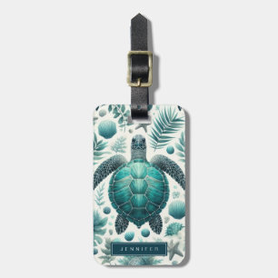 Sea Turtle Luggage Tag