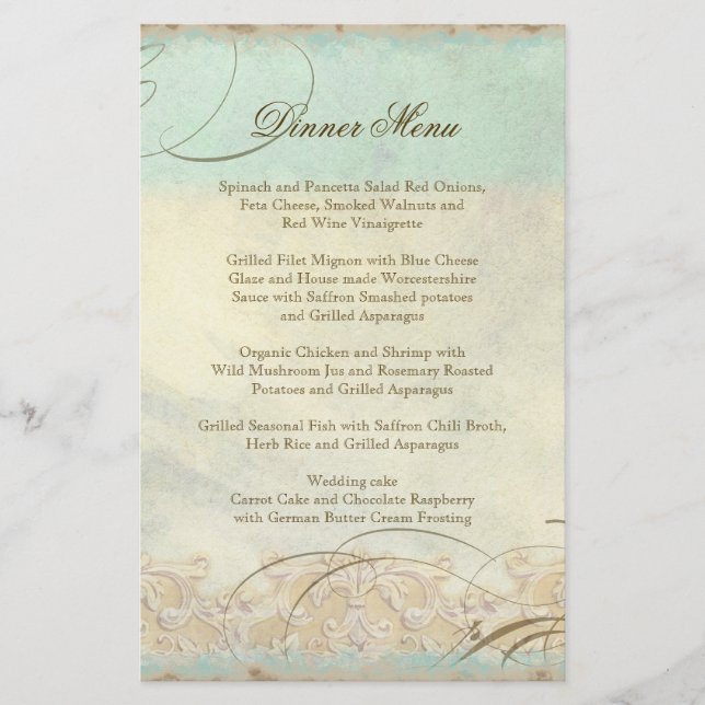 Sea Turtle Modern Coastal Ocean Beach Swirls Style (Front)