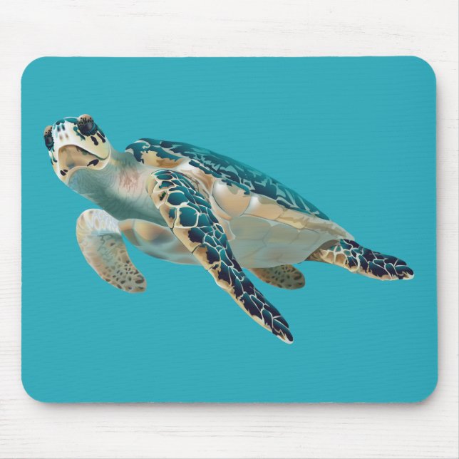 Sea Turtle Mouse Mat (Front)