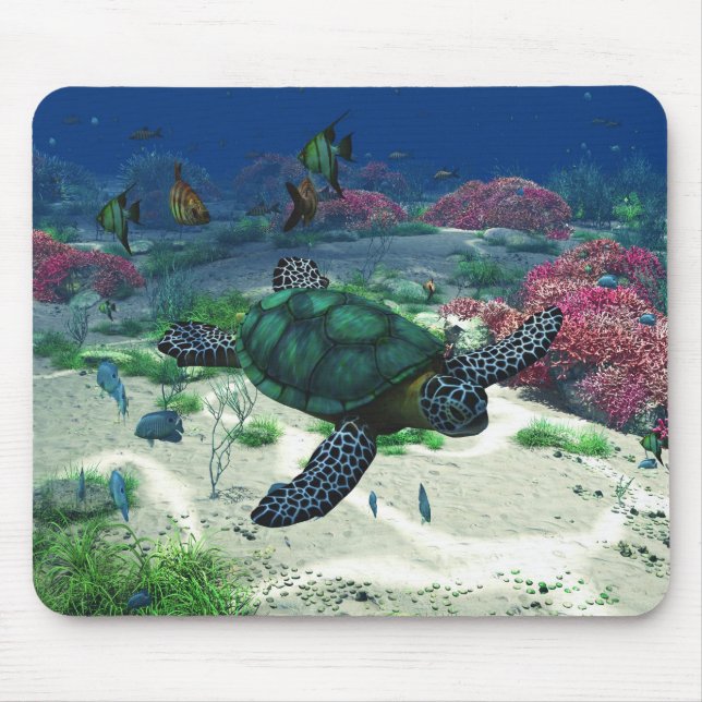 Sea Turtle Mouse Mat (Front)