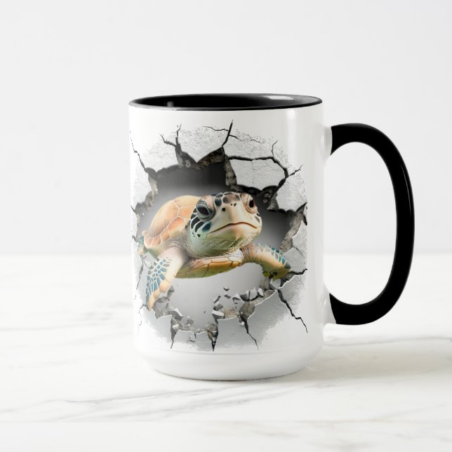 sea turtle mug (Right)