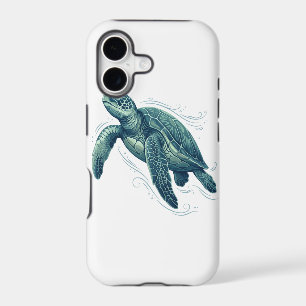 Sea Turtle Ocean Life Illustration