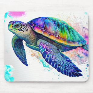 Sea Turtle Ocean Marine Life Beach Nature Mouse Mat