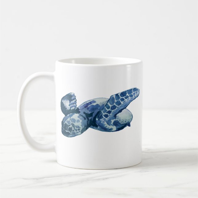 Sea turtle Ocean Mug (Left)