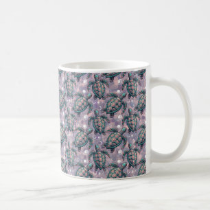 Sea Turtle Ocean Pattern Coffee Mug