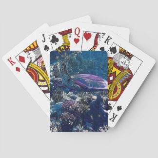 Sea Turtle Ocean  Playing Cards