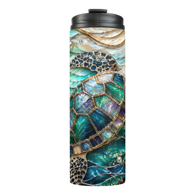 Sea Turtle Ocean Thermal Tumbler (Front)