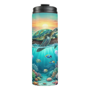 Sea Turtle Ocean Thermal Tumbler
