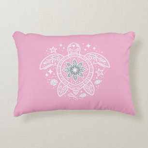 Sea Turtle of Light  Decorative Cushion