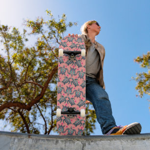 Sea Turtle Pattern Skateboard