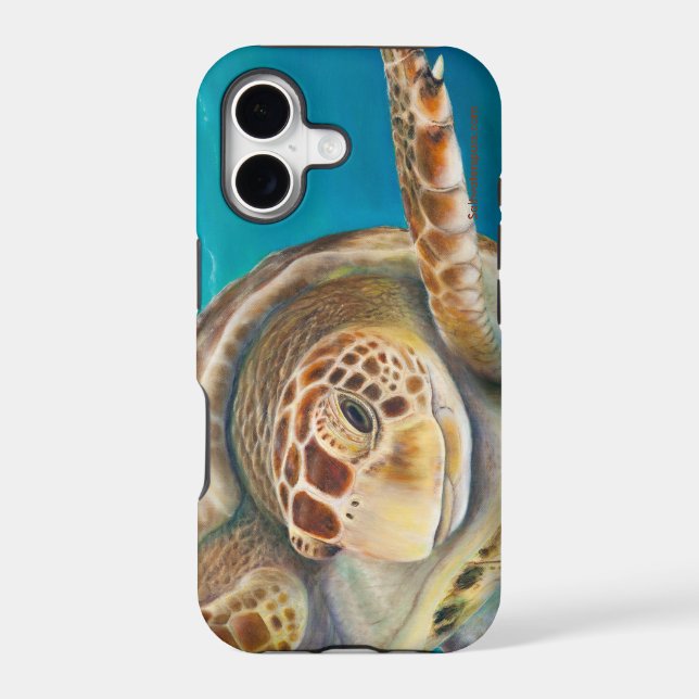Sea Turtle Phone Case (Back)