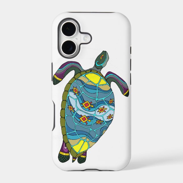 Sea turtle phone case (Back)