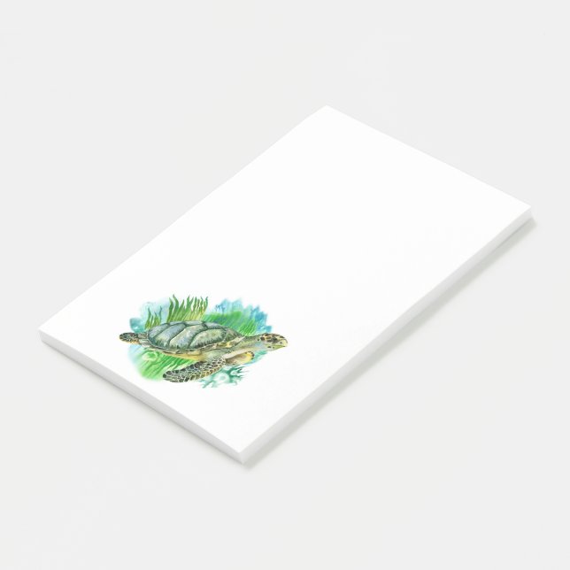 Sea Turtle Post-it Notes (Angled)