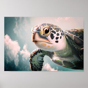  Sea Turtle  Poster