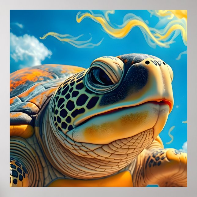 Sea Turtle Poster (Front)