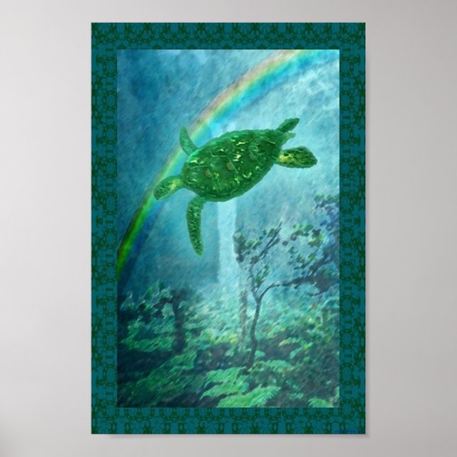 Sea turtle poster (Front)