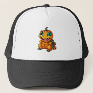 Sea Turtle Pumpkin Lazy Halloween Party Costume Trucker Hat