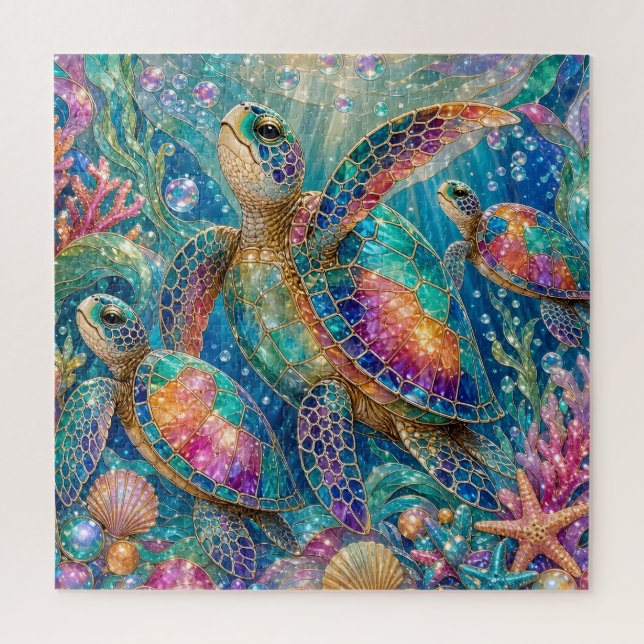 Sea Turtle Puzzle (Vertical)