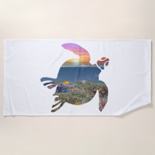 Sea Turtle Reef Beach Towel