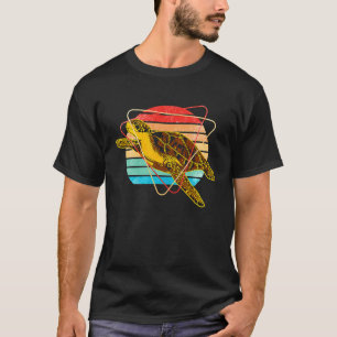 Sea Turtle Reptile Ocean Sea Animal Colorful T-Shirt