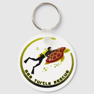 Sea Turtle Rescue Key Ring