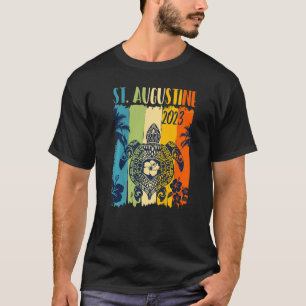Sea Turtle Retro St Augustine Florida Family Vacat T-Shirt