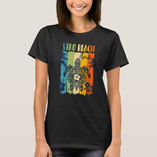 Sea Turtle Retro Vero Beach Florida Family Vacatio T-Shirt