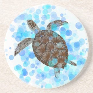 Sea Turtle Round Costers Coaster