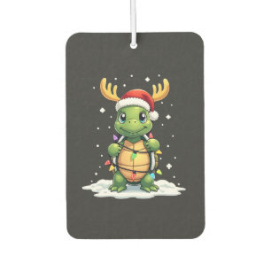 Sea Turtle Santa Christmas Lights Cute Xmas Men Wo Car Air Freshener