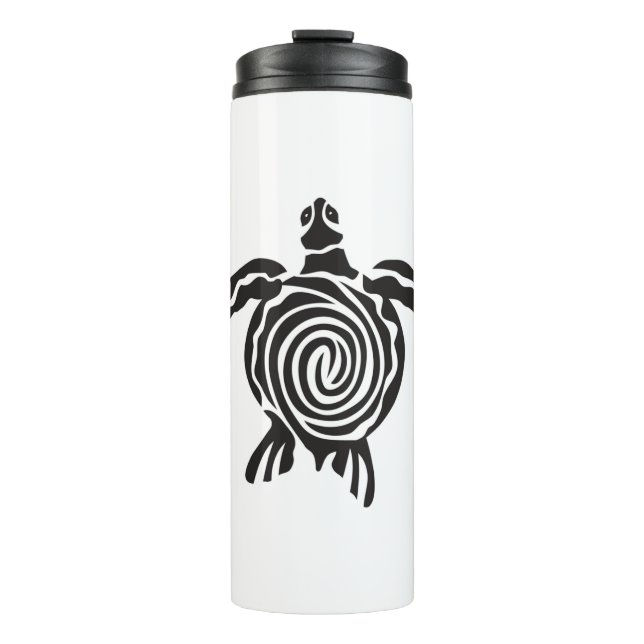 Sea Turtle Save The Turtle Thermal Tumbler (Front)