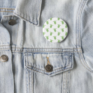 Sea Turtle Seamless Pattern 6 Cm Round Badge