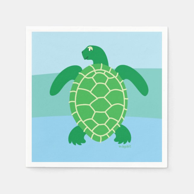 Sea Turtle Season Napkin (Front)